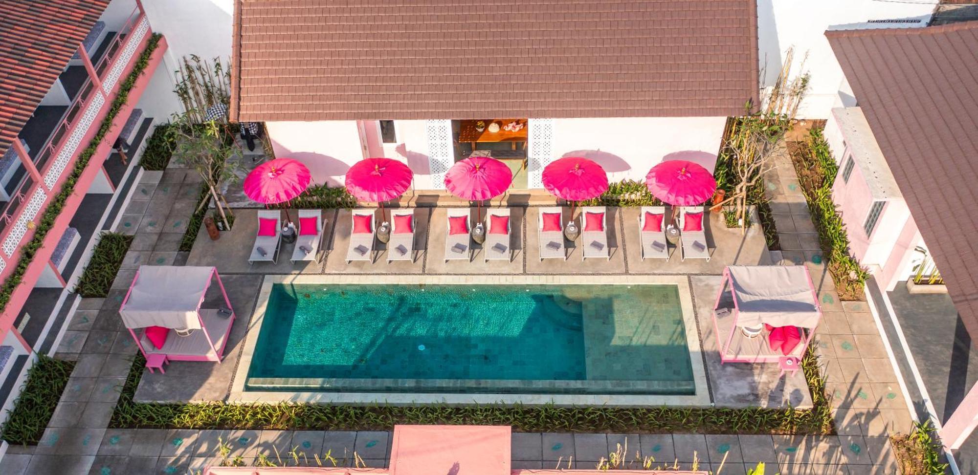 Bed and Breakfast Pinkprivate Balangan - For Cool Adults Only Джимбаран Экстерьер фото