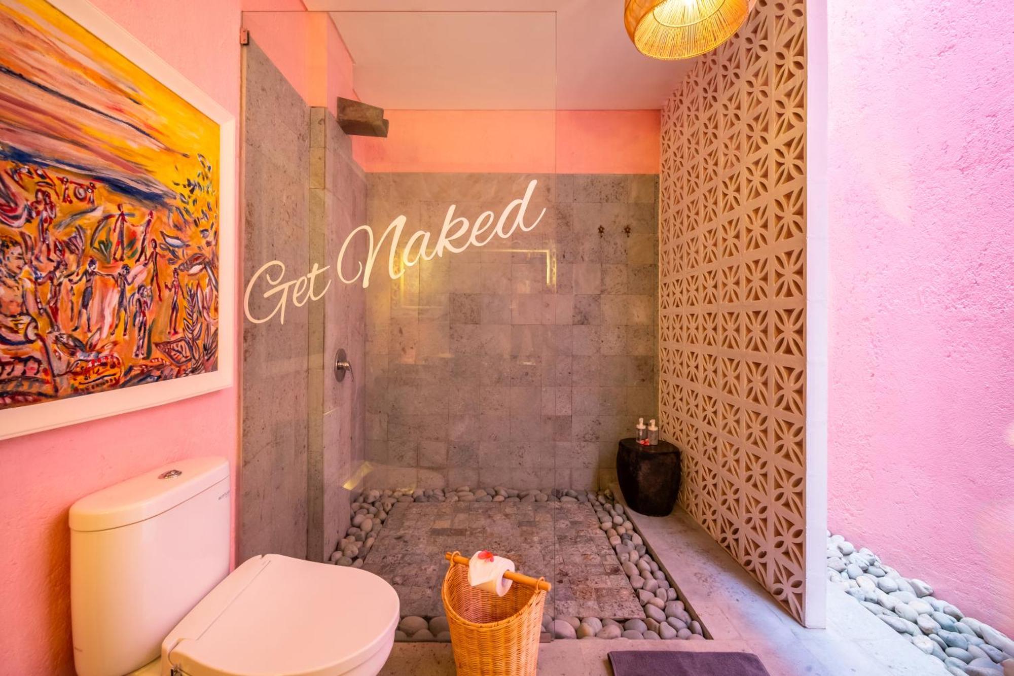 Bed and Breakfast Pinkprivate Balangan - For Cool Adults Only Джимбаран Экстерьер фото