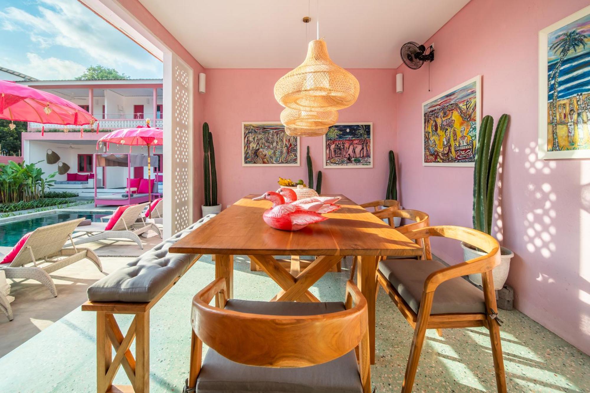 Bed and Breakfast Pinkprivate Balangan - For Cool Adults Only Джимбаран Экстерьер фото